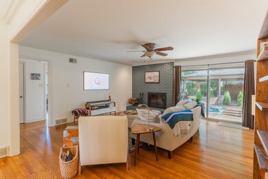 Den featuring light hardwood / wood-style flooring