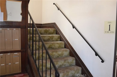 Mail room and stairs
