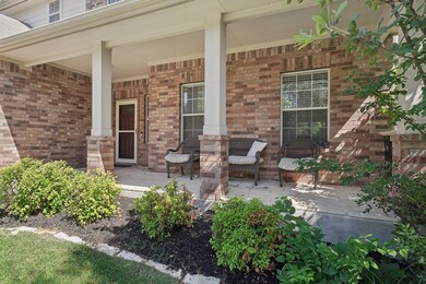 View of covered porch