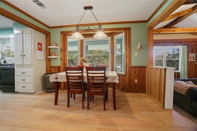 wooded views  while enjoying breakfast, lunch or d