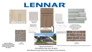 Easton Homesite 34 Fletcher Colorboard