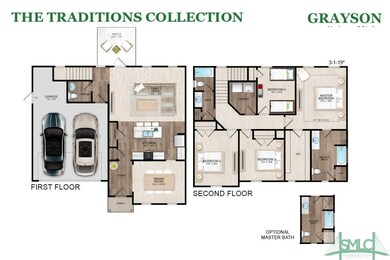 Rendering only. Plan orientation, colors, options 