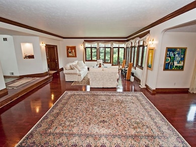 Notice the architectural design in the trims, mold