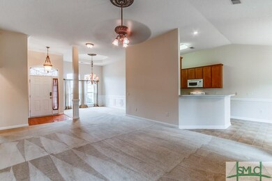 Breakfast bar from kitchen to Family Room