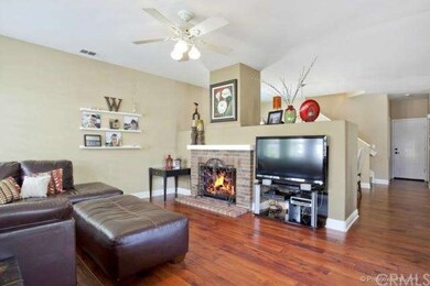 Fireplace in the family room