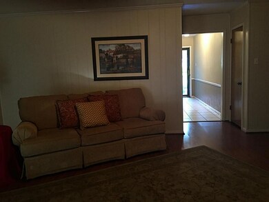 Front entry into Den