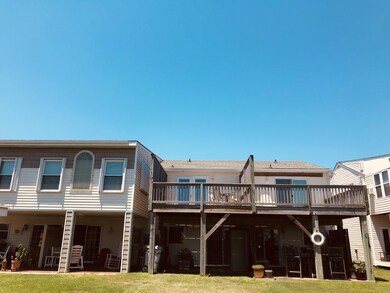 Back of townhouse