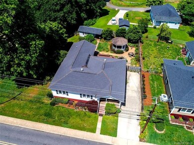 From the air!!  Wooden privacy fence to the right 