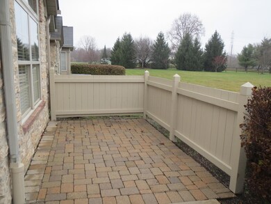 Brick paver patio