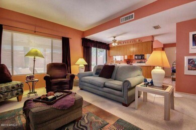 Family room opens to kitchen