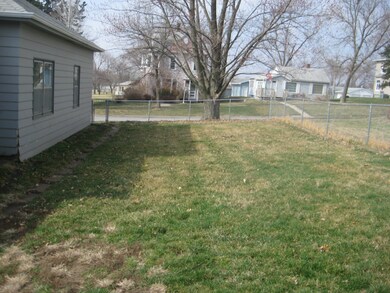 fenced yard