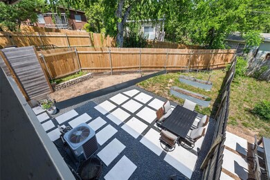View of patio featuring central air condition uni