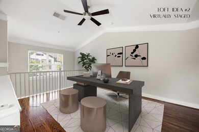 Idea #1: virtually staged as a home office