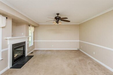 Family Room with Gas Fireplace is open to Eat-In K