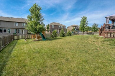 Good size back yard. Level. Fenced.