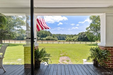 Gorgeous rural view across the street