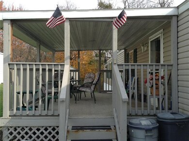 Beautiful covered front porch