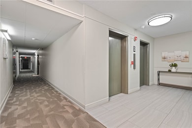 Coming off the elevator on 11