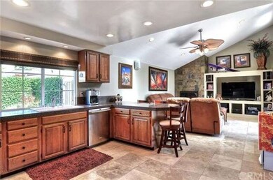 Kitchen looking towards family room.