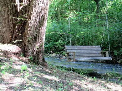 Sweet!  Swing Over Babbling Brook