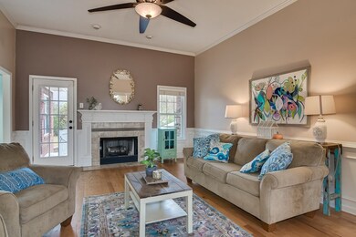 Great room with access to deck