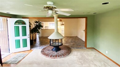 Woodburning fireplace