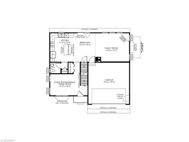 The Woodstock First Floor Layout