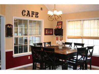 Designer colors abound in this charming home.  Bac