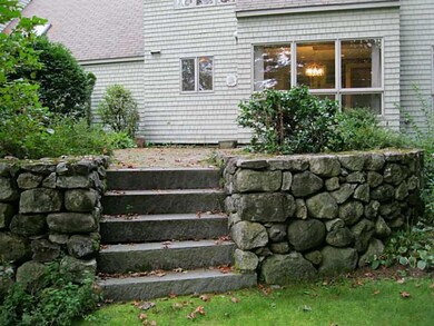 Patio/Deck. Stairs from yard to...