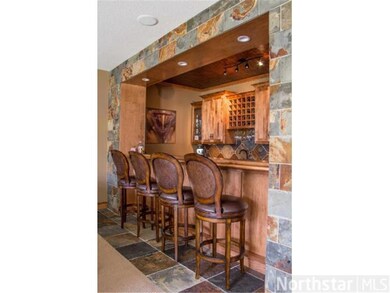 Stunning Wet bar with Custom cabinets and ceiling 