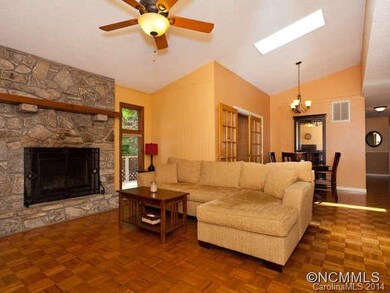 Living Room With Fireplace