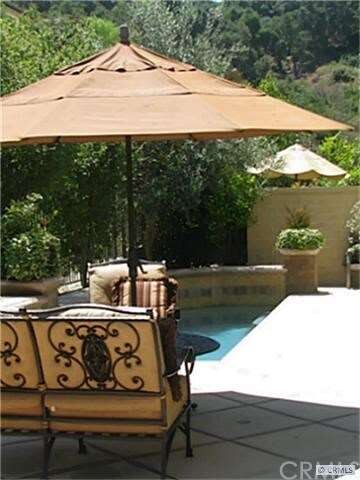 View of yard and pool