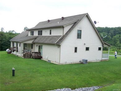 West side of house and rear