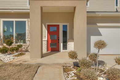 Hardie cement siding and brick exterior
