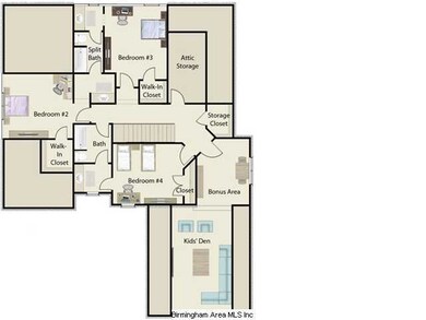 Bonus room will be 10 ft shorter than on this plan