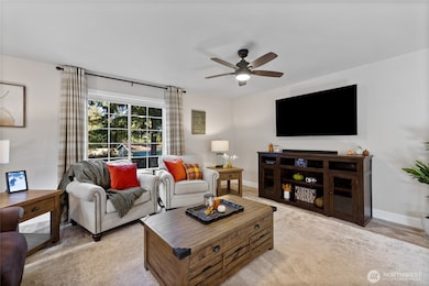 The extra wall space allows for room for pictures and memories.