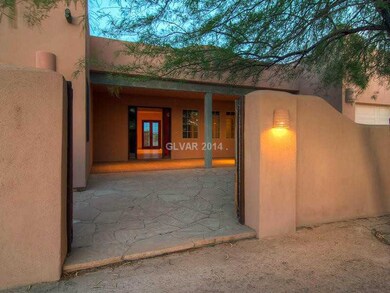 Patio/Deck. The front of the home has a secured pa