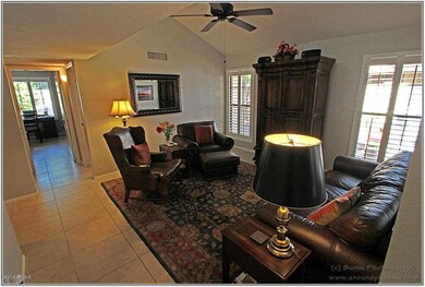LIVING ROOM WITH VAULTED CEILINGS