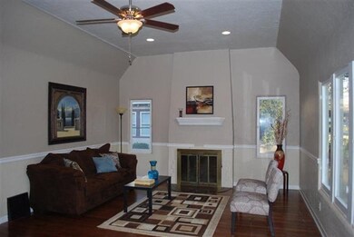 Front of the Living Room with Fireplace