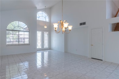 Front door entrance into the living room