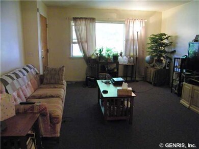 Living Room Spacious living room with large pictur