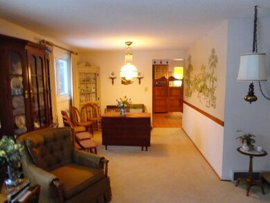 Dining Room. The living room offers flexible space