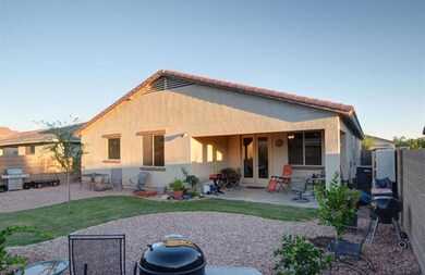 Rear patio