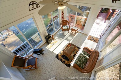 Interior of Lakeside Cabana From Loft