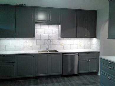 All new kitchen, cabinets, sink. dishwasher, refri