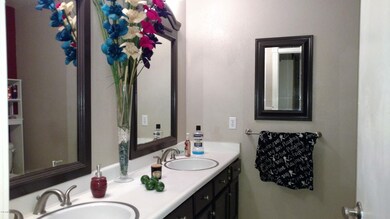 master bath with double sinks