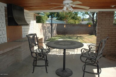 Large patio