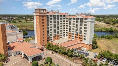 View of building exterior with a water view