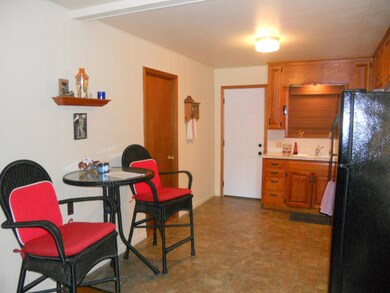Eating area off kitchen