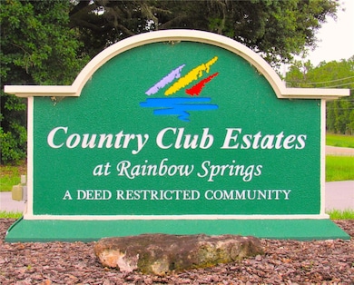 Located in Beautiful Country Club Estates In The Village of Rainbow Springs!!